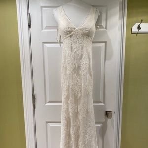 Full length wedding dress